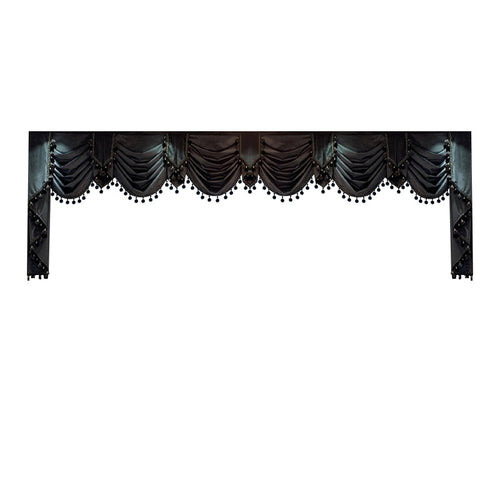 NoirÉlégance™ – Velvet Blackout Curtains for Luxury Villas & Interiors