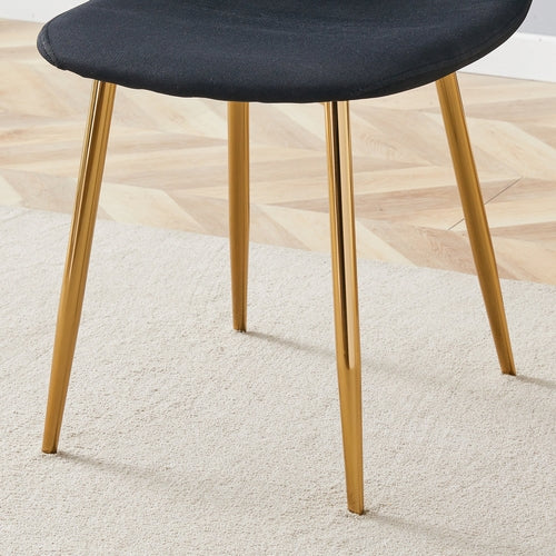 Table and chair set.36 Inch Diameter Modern Luxury Glass Dining Table
